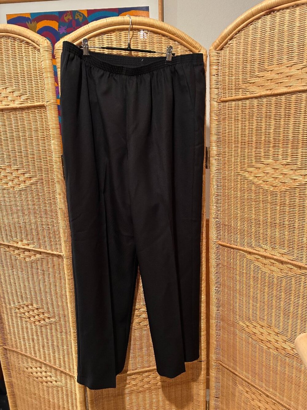 Alfred Dunner Slacks: Black Size 18